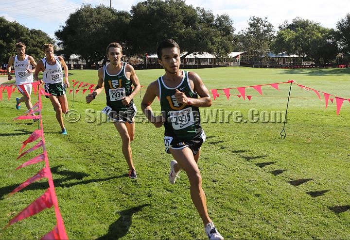 2014StanfordCollMen-337.JPG - College race at the 2014 Stanford Cross Country Invitational, September 27, Stanford Golf Course, Stanford, California.